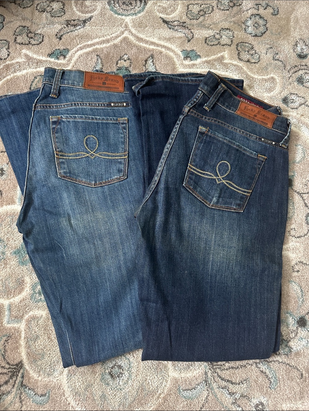 Vintage Lucky Brand Boot Cut Jeans - Faded Blue Wash